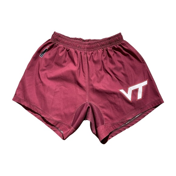 Vintage Boathouse Virginia Tech Sport Clubs Athletic Red Shorts - Picture 1 of 9